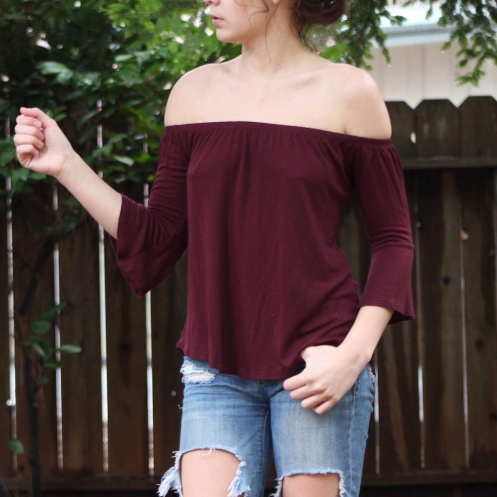 Off the shoulder top
